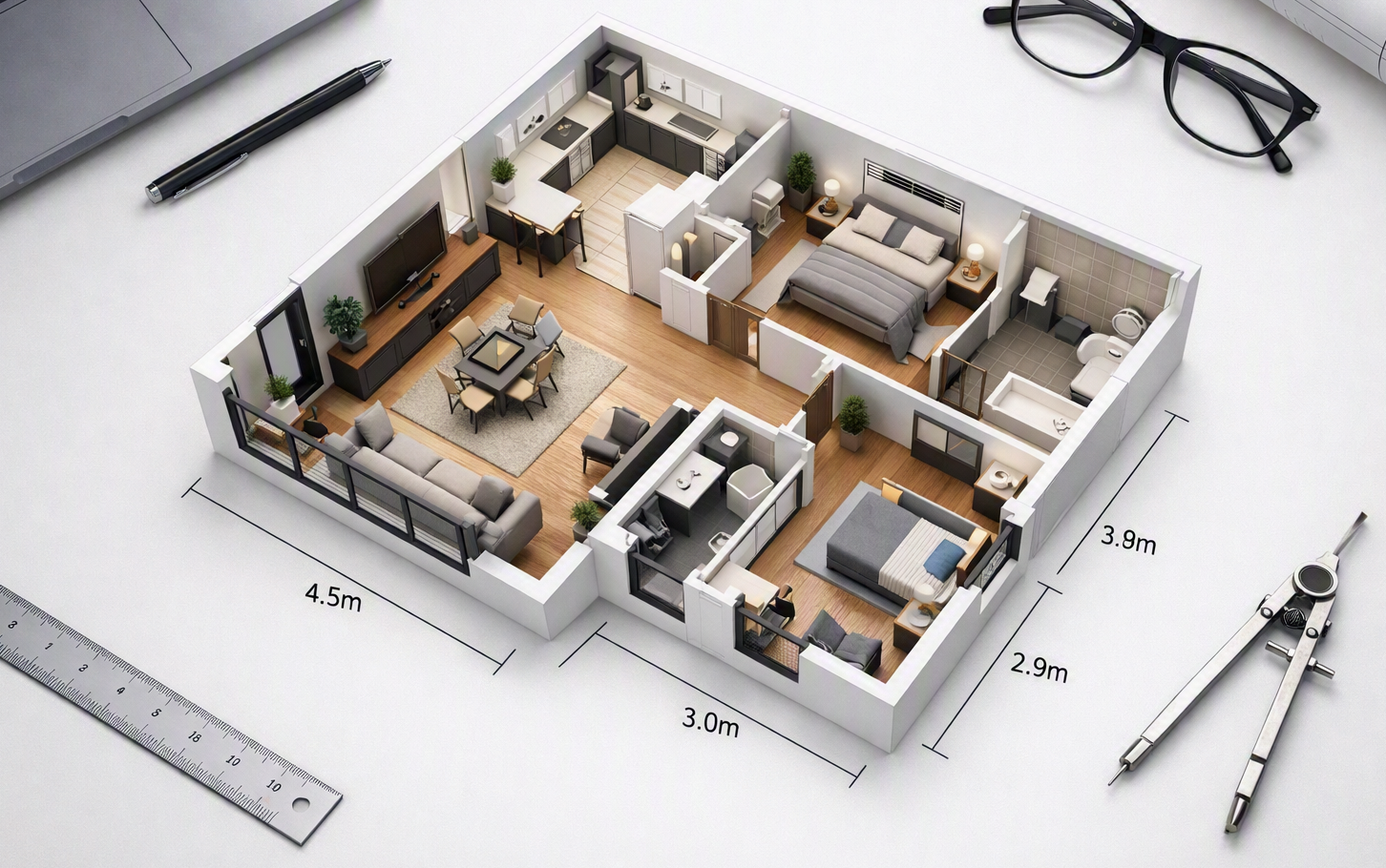 2D & 3D Floor Plans
